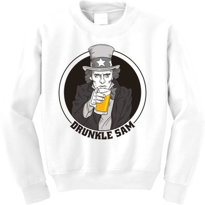 Uncle Sam Beer Kids Sweatshirt