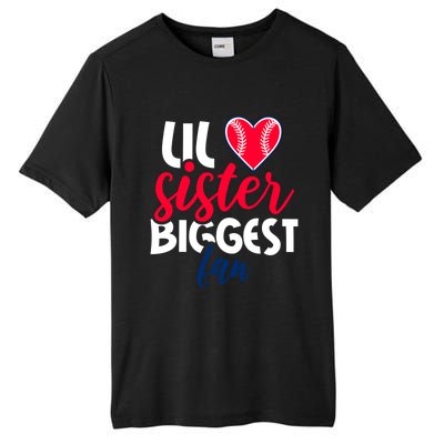 Ul Sister Biggest Fan In Baseball Meaningful Gift Tall Fusion ChromaSoft Performance T-Shirt