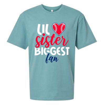 Ul Sister Biggest Fan In Baseball Meaningful Gift Sueded Cloud Jersey T-Shirt