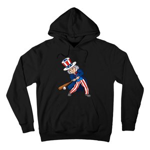 Uncle Sam Baseball 4th Of July Patriotic Hoodie