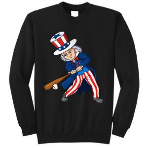 Uncle Sam Baseball 4th Of July Patriotic Sweatshirt