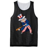 Uncle Sam Baseball 4th Of July Patriotic Mesh Reversible Basketball Jersey Tank