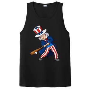 Uncle Sam Baseball 4th Of July Patriotic PosiCharge Competitor Tank