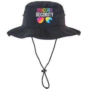 Unicorn Security Birthday Family Halloween Costume Mom Dad Legacy Cool Fit Booney Bucket Hat