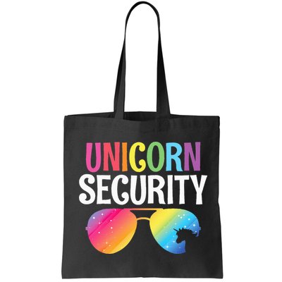 Unicorn Security Birthday Family Halloween Costume Mom Dad Bag
