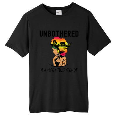 Unbothered Sassy Black Queen African American Ladies Gift Tall Fusion ChromaSoft Performance T-Shirt