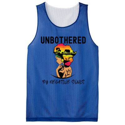 Unbothered Sassy Black Queen African American Ladies Gift Mesh Reversible Basketball Jersey Tank