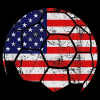 USA Soccer Ball Flag Jersey City Backpack