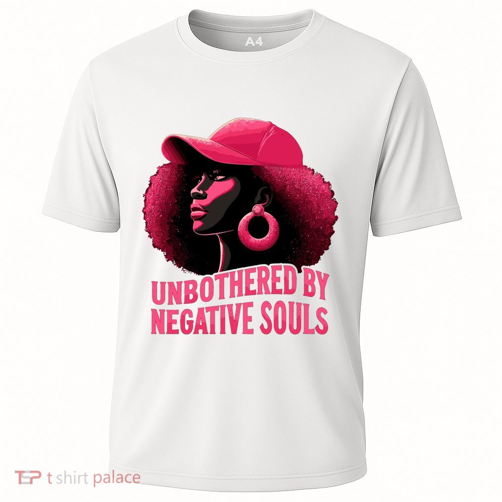 Unbothered Sassy Black Queen African American Cooling Performance Crew T-Shirt