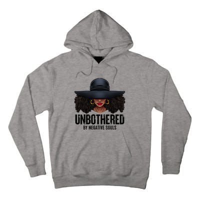 Unbothered Sassy Black Queen African American Ladies Gifts Tall Hoodie