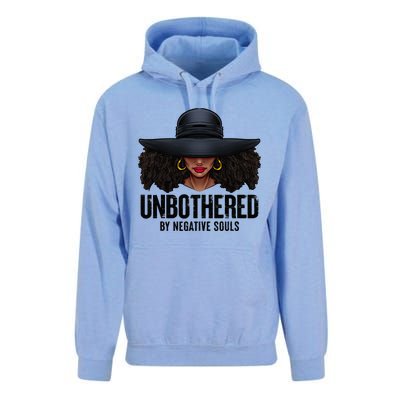 Unbothered Sassy Black Queen African American Ladies Gifts Unisex Surf Hoodie