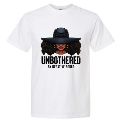 Unbothered Sassy Black Queen African American Ladies Gifts Garment-Dyed Heavyweight T-Shirt