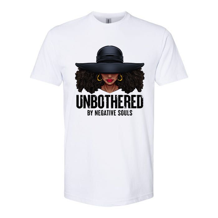 Unbothered Sassy Black Queen African American Ladies Gifts Softstyle CVC T-Shirt