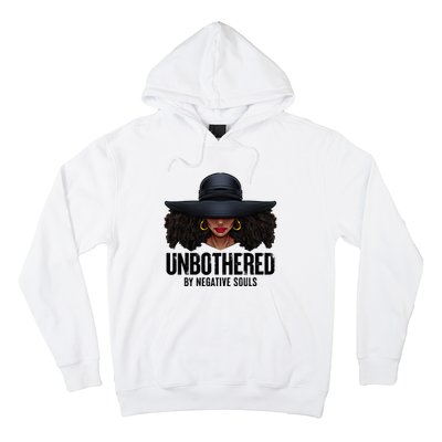 Unbothered Sassy Black Queen African American Ladies Gifts Hoodie