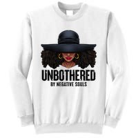 Unbothered Sassy Black Queen African American Ladies Gifts Sweatshirt