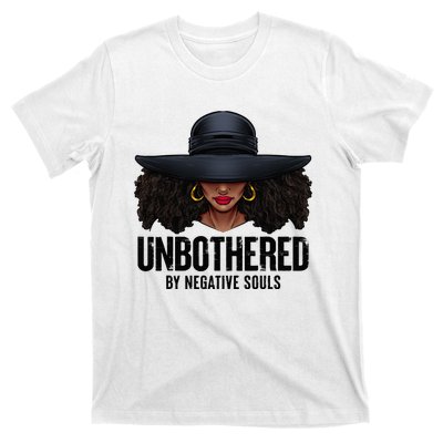 Unbothered Sassy Black Queen African American Ladies Gifts T-Shirt