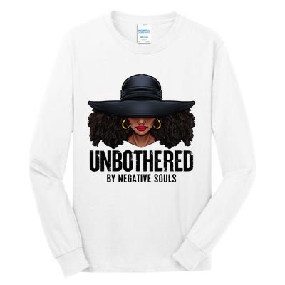 Unbothered Sassy Black Queen African American Ladies Gifts Tall Long Sleeve T-Shirt