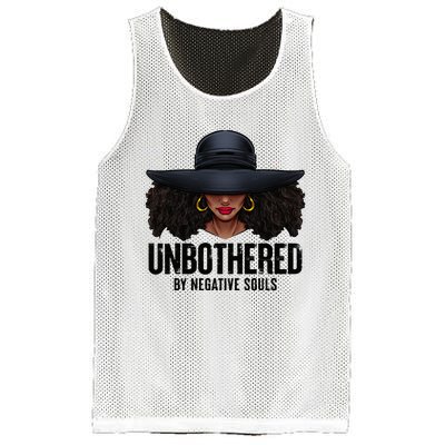 Unbothered Sassy Black Queen African American Ladies Gifts Mesh Reversible Basketball Jersey Tank