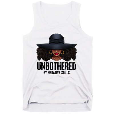 Unbothered Sassy Black Queen African American Ladies Gifts Tank Top