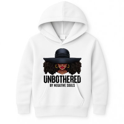 Unbothered Sassy Black Queen African American Ladies Gifts Kids Hoodie