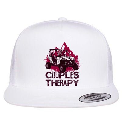 Utv Side By Side Couples Therapy Flat Bill Trucker Hat