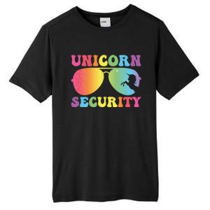 Unicorn Security Birthday Family Halloween Costume Mom Dad Cute Gift Tall Fusion ChromaSoft Performance T-Shirt