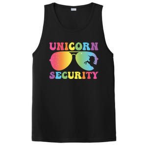 Unicorn Security Birthday Family Halloween Costume Mom Dad Cute Gift PosiCharge Competitor Tank