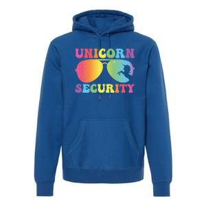 Unicorn Security Birthday Family Halloween Costume Mom Dad Cute Gift Premium Hoodie