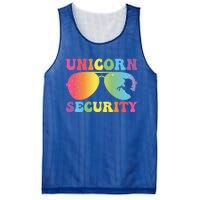 Unicorn Security Birthday Family Halloween Costume Mom Dad Cute Gift Mesh Reversible Basketball Jersey Tank