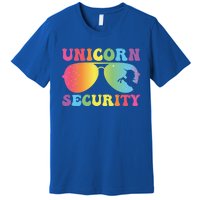 Unicorn Security Birthday Family Halloween Costume Mom Dad Cute Gift Premium T-Shirt