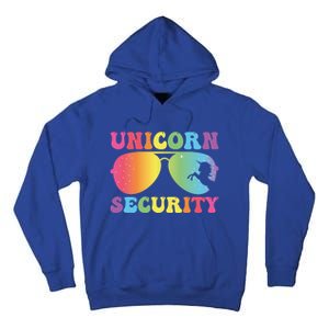 Unicorn Security Birthday Family Halloween Costume Mom Dad Cute Gift Tall Hoodie