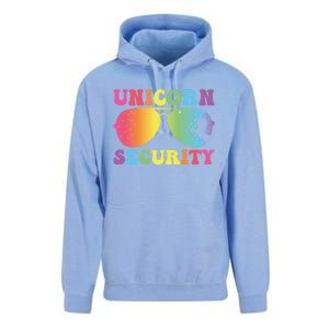 Unicorn Security Birthday Family Halloween Costume Mom Dad Cute Gift Unisex Surf Hoodie