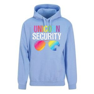 Unicorn Security Birthday Family Halloween Costume Mom Dad Unisex Surf Hoodie