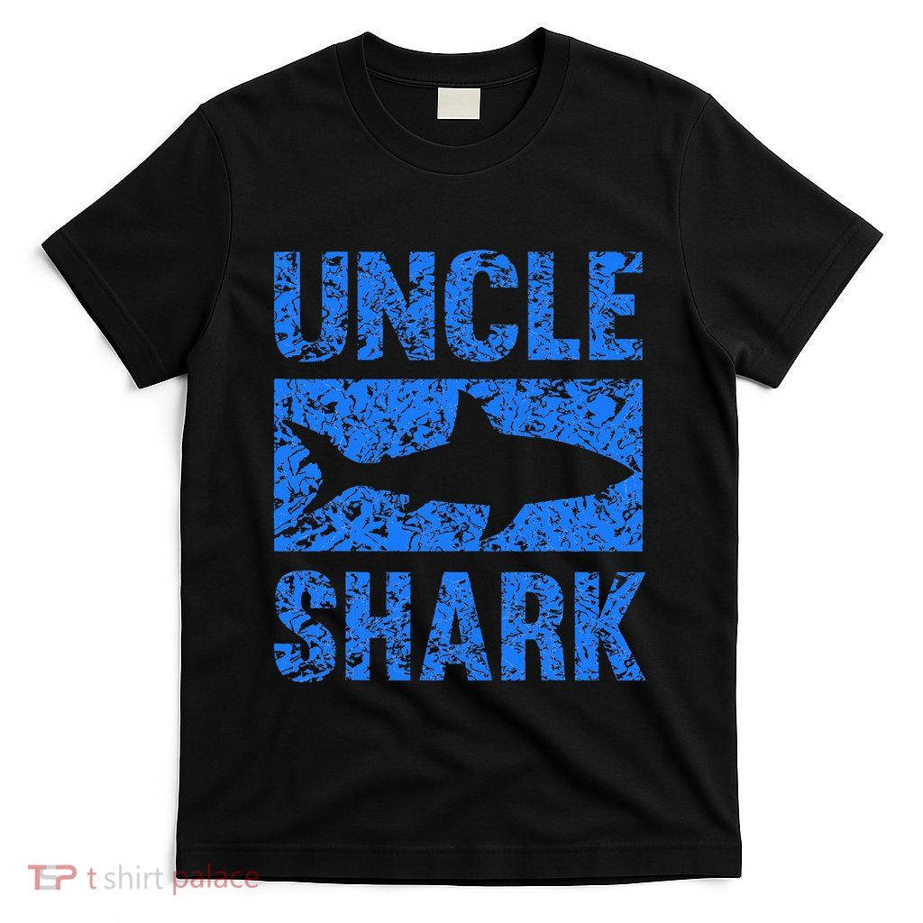 Uncle Shark Birthday Gift For Shark Lovers T-Shirt