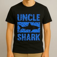 Uncle Shark Birthday Gift For Shark Lovers T-Shirt