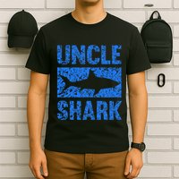 Uncle Shark Birthday Gift For Shark Lovers T-Shirt