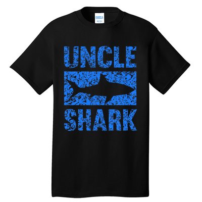 Uncle Shark Birthday Gift For Shark Lovers Tall T-Shirt