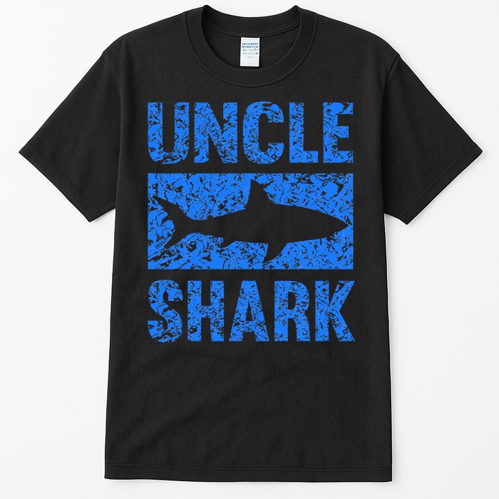 Uncle Shark Birthday Gift For Shark Lovers Tall T-Shirt