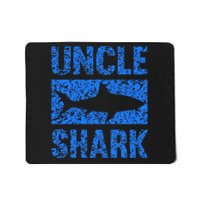 Uncle Shark Birthday Gift For Shark Lovers Mousepad