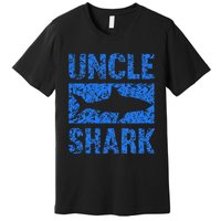 Uncle Shark Birthday Gift For Shark Lovers Premium T-Shirt