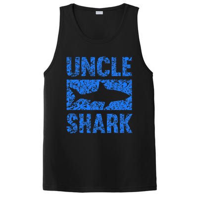 Uncle Shark Birthday Gift For Shark Lovers PosiCharge Competitor Tank