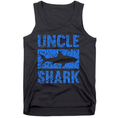 Uncle Shark Birthday Gift For Shark Lovers Tank Top