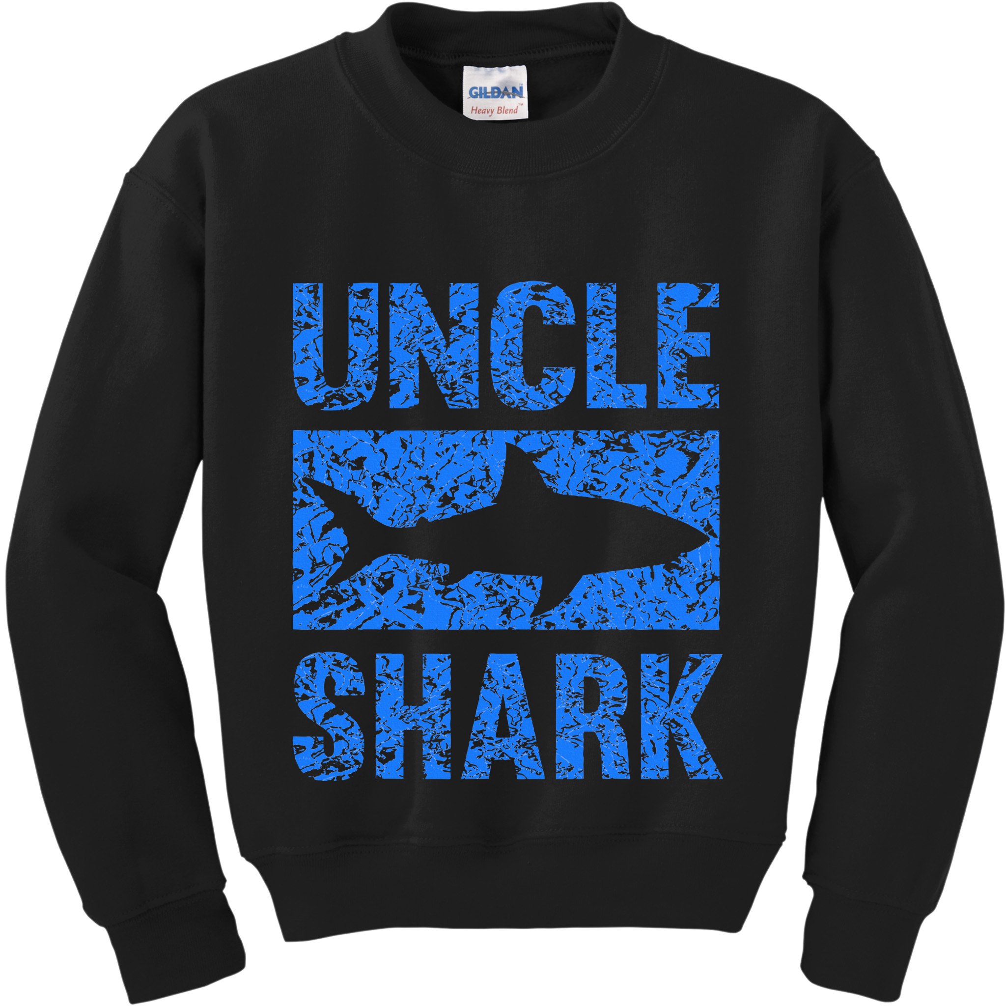 Uncle Shark Birthday Gift For Shark Lovers Kids Sweatshirt