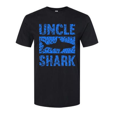 Uncle Shark Birthday Gift For Shark Lovers Softstyle CVC T-Shirt