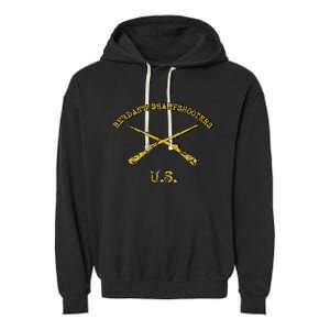 Us Sharpshooter BerdanS Civil War Elite Garment-Dyed Fleece Hoodie