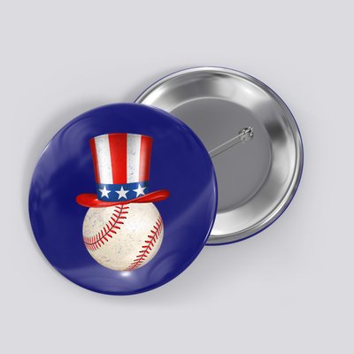Uncle Sam Baseball Button