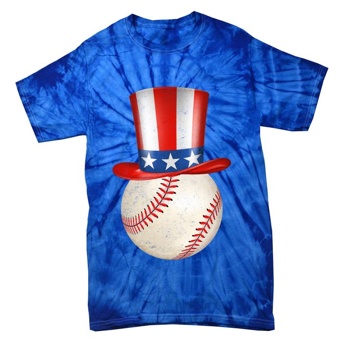 Uncle Sam Baseball Tie-Dye T-Shirt