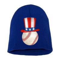 Uncle Sam Baseball Short Acrylic Beanie