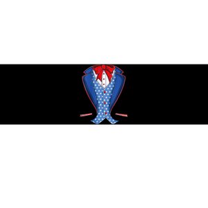 Uncle Sam Costume Hat Usa Flag Fourth 4th Of July Bumper Sticker