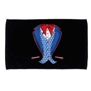 Uncle Sam Costume Hat Usa Flag Fourth 4th Of July Microfiber Hand Towel